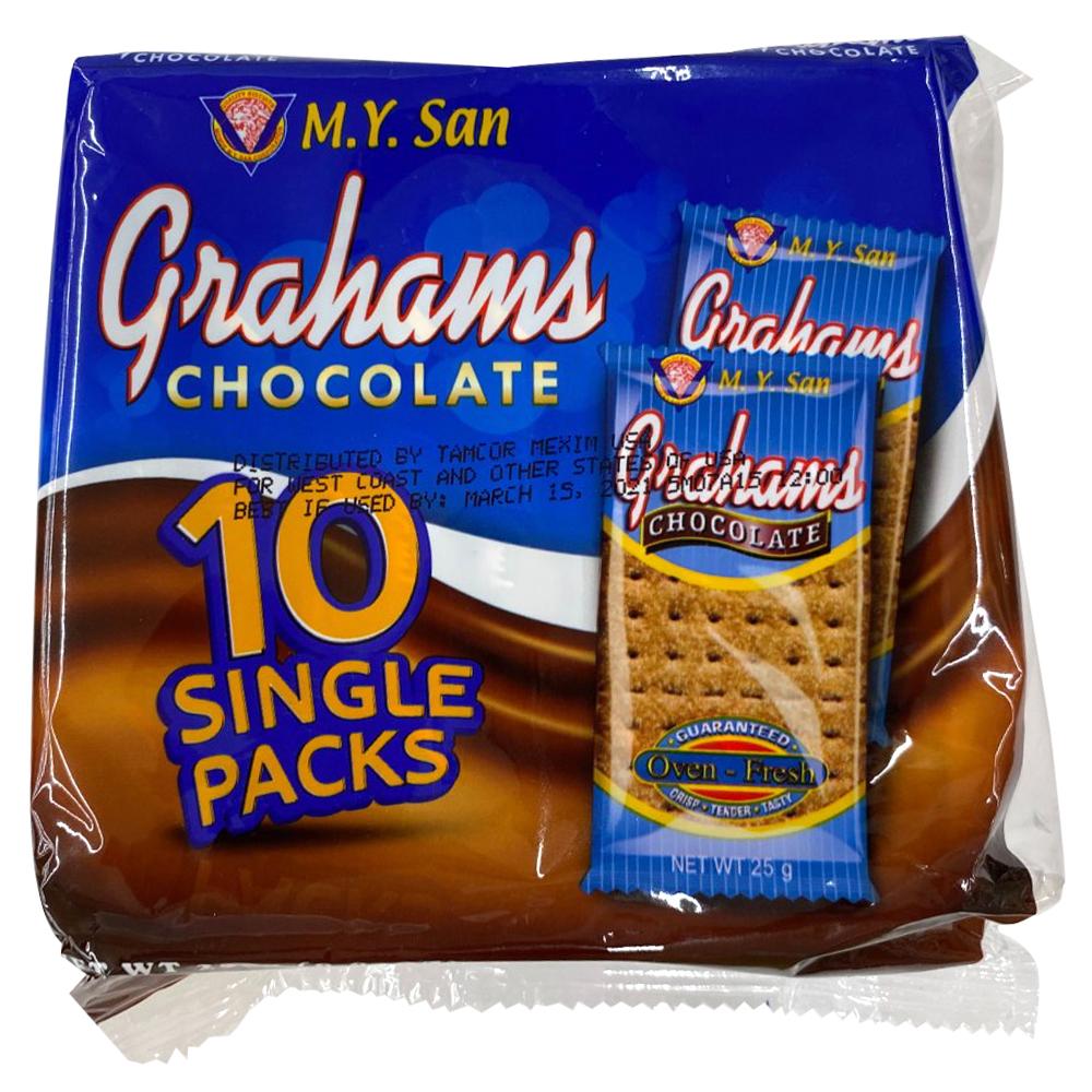 MY SAN Graham Crackers Choco 10x25g Seafood City Online