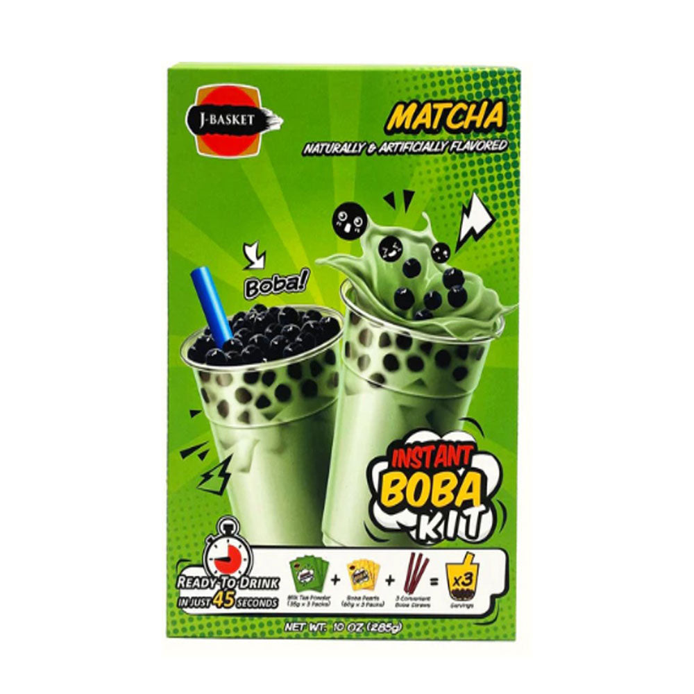 JBASKET Boba Kit Matcha Tea 10oz
