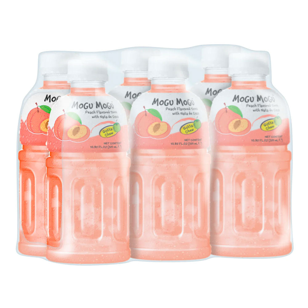 MOGUMOGU Juice 6pk Drink Peach 6x320ml – Seafood City Online