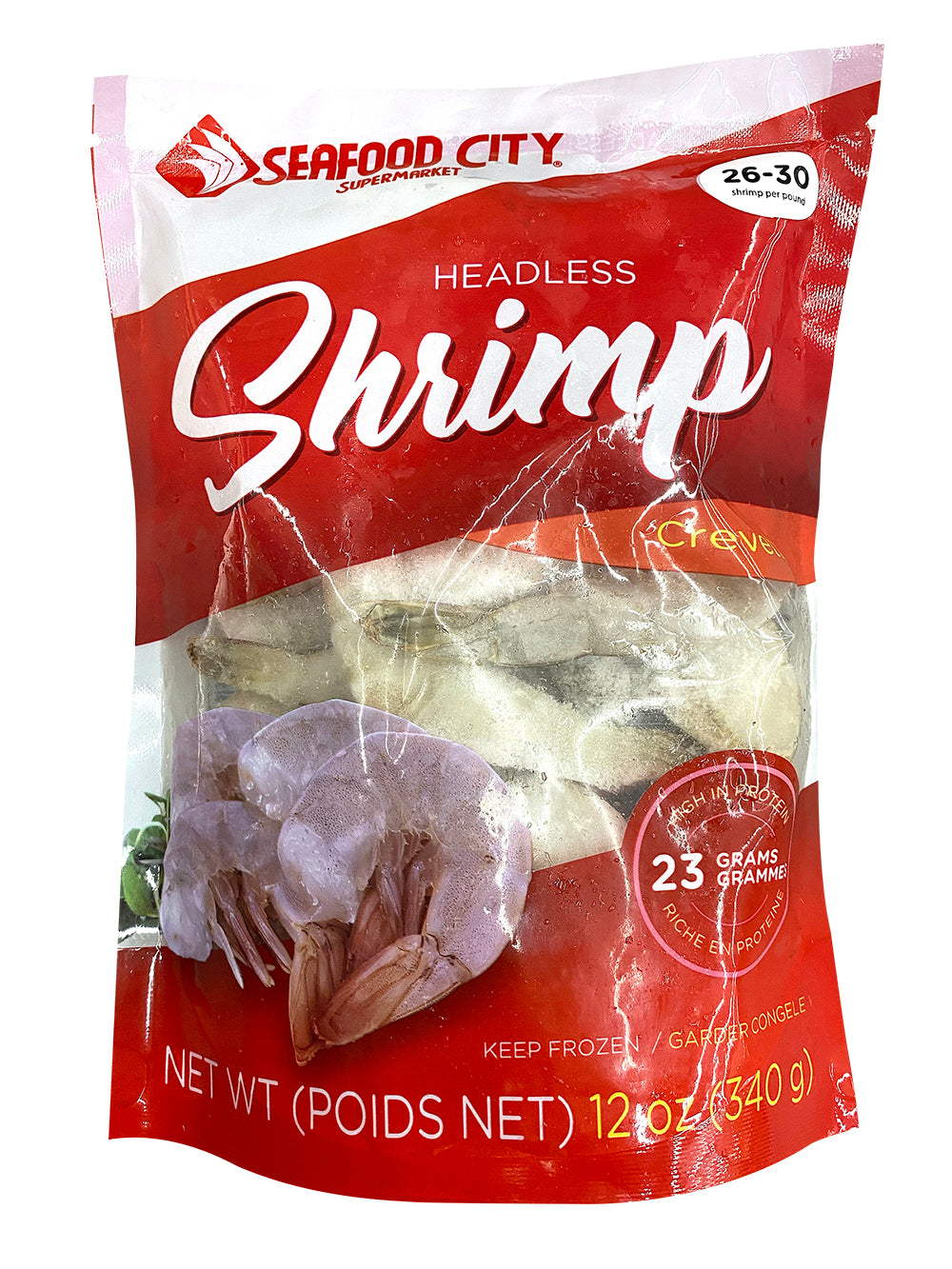 SFC Shrimp Hdls Shell On 26/30 12oz