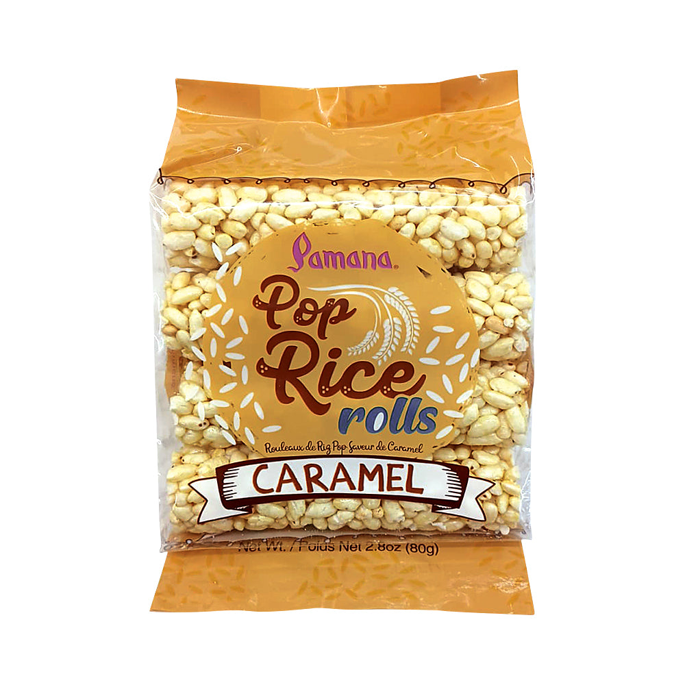 PAMANA Pop Rice Rolls Caramel 80g