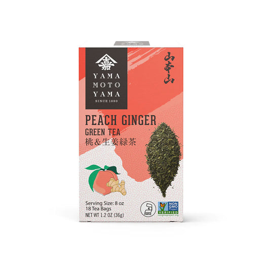 YAMAMOTO Green Tea PeachGinger 18ct