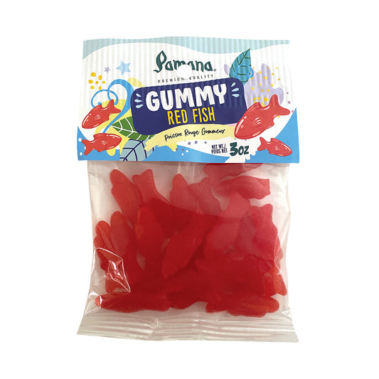 PAMANA Gummy Mini Red Fish 3oz