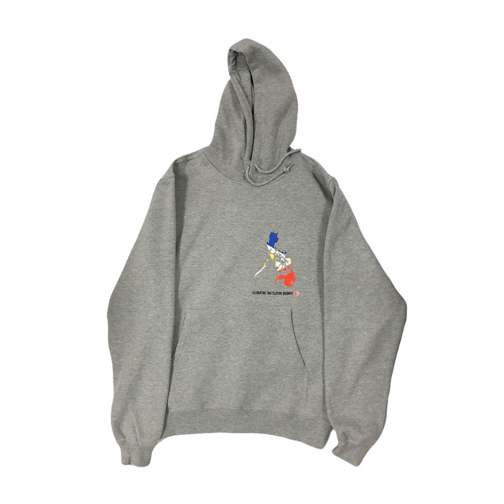 PA HOODIE Philippine Map DGray 1ct