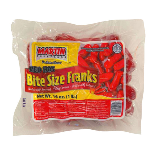 MP Bite Size Franks Red Hot 16oz