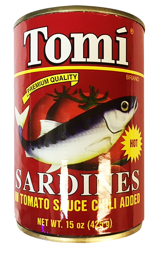 TOMI Sardines Tomato Sce Chili 425g