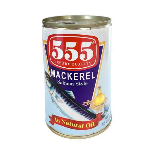 555 Mackerel Natural Oil 15oz