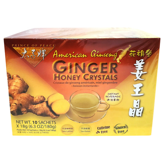 POP Tea GingerHny w/Am Ginseng 10x18g