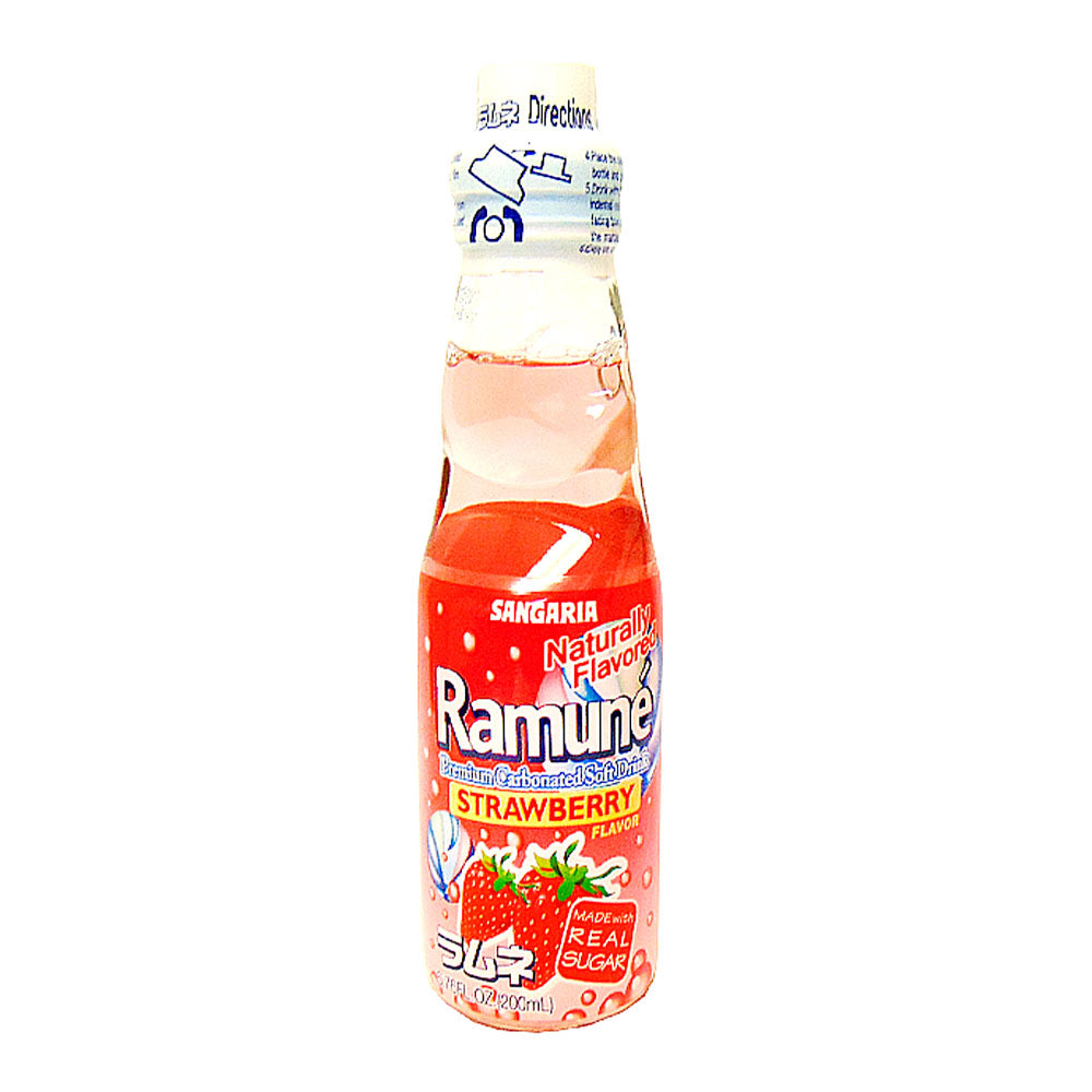 SANGARIA Ramune Strawberry 6.7oz