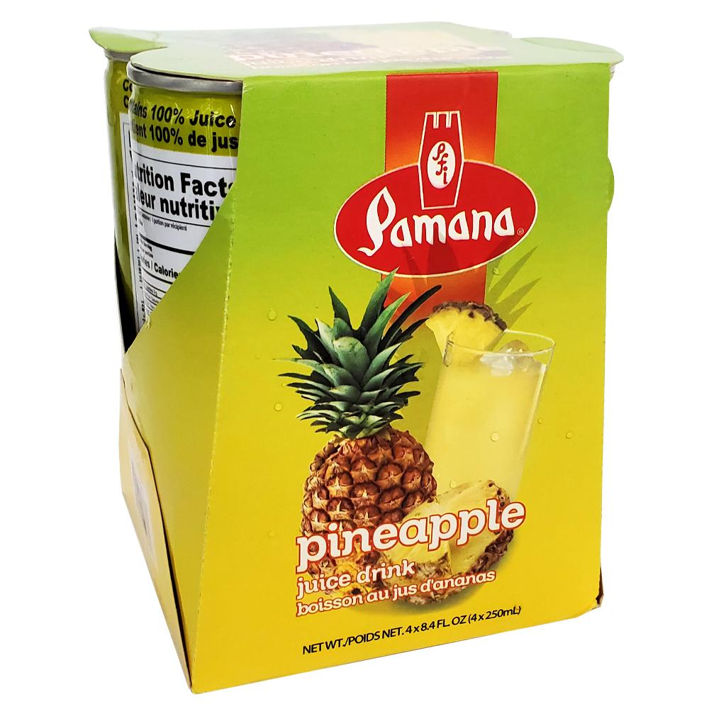 PAMANA Juice Pineapple 4pk 4x8.4oz
