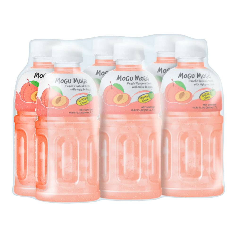 MOGUMOGU Juice 6pk Drink Peach 6x320ml