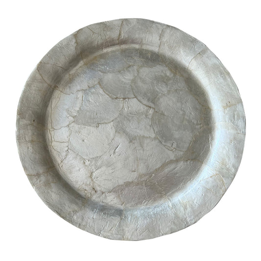 PA Capiz Plate Charger 12 1ct